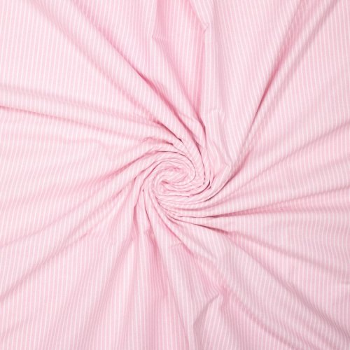 Preview: Baumwolle - Timeless Stripes - rose/white