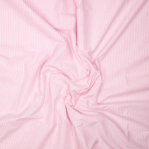 Preview: Baumwolle - Timeless Stripes - rose/white