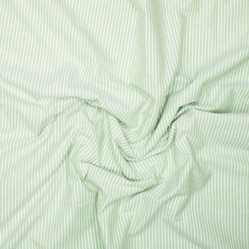 Preview: Baumwolle - Timeless Stripes - light green/white