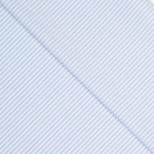 RESTSTÜCK 1,80m !!! - Baumwolle - Timeless Stripes - light blue/white