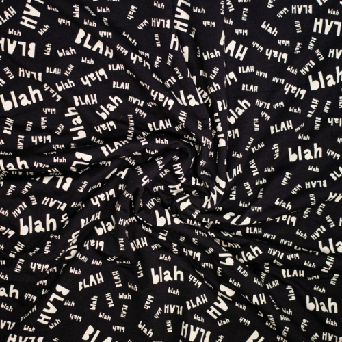 Preview: Sweat - brushed - BLAH BLAH - schwarz