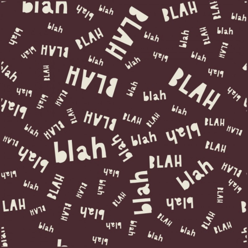 Preview: Sweat - brushed - BLAH BLAH - bordeaux