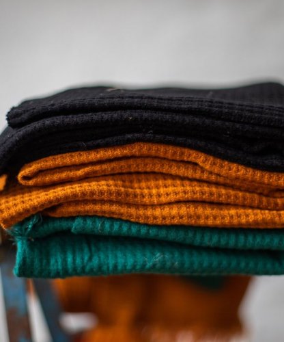 Viskose - Waffel Knit - black - Mind the Maker
