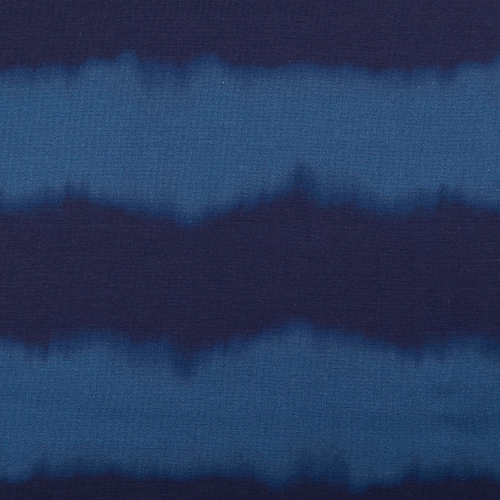 Preview: French Terry - Batik Streifen - navy
