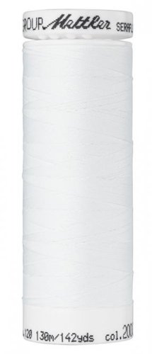 Nähgarn - SERAFLEX No. 120 - elastisch - 130m - Col. 2000 - Mettler