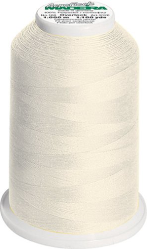 Overlockgarn - Bauschgarn Aeroflock - 1000m - Col. 8020 natural white - Madeira