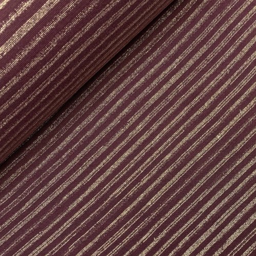 Bio Bündchen Vintage - Schlauch - A18 bordeaux/gold - Albstoffe