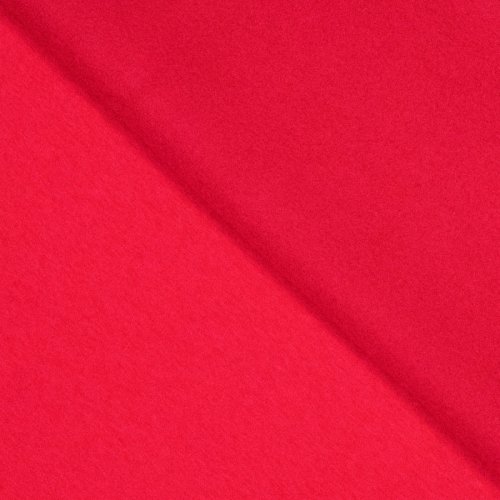 Preview: Bio Sweat - recycled brushed - uni - red