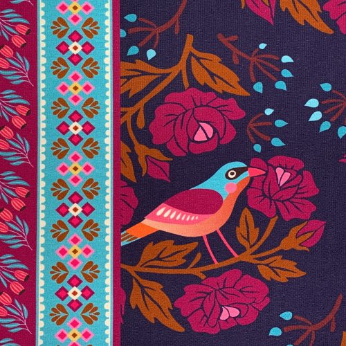 Preview: Bio Sweat - Rose - Col. 04 - Glossy - Hamburger Liebe - Albstoffe