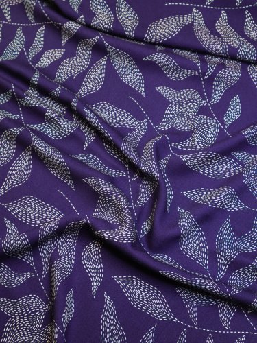 Viskose Twill mit LENZING™ ECOVERO™ Fasern - Lulu - blue - Mind the Maker
