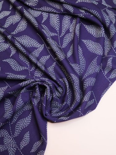 Viskose Twill mit LENZING™ ECOVERO™ Fasern - Lulu - blue - Mind the Maker