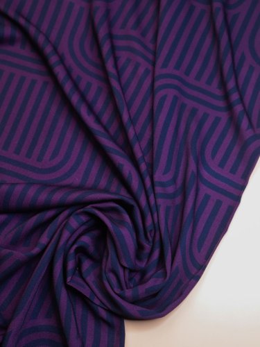 Viskose Twill mit LENZING™ ECOVERO™ Fasern - Ziggy - cerise - Mind the Maker