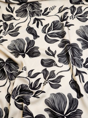 Viskose Twill mit LENZING™ ECOVERO™ Fasern - Loa - black - Mind the Maker