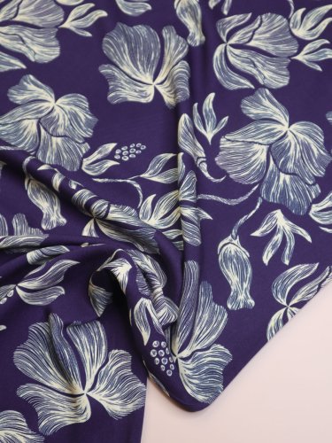 Viskose Twill mit LENZING™ ECOVERO™ Fasern - Loa - blue - Mind the Maker