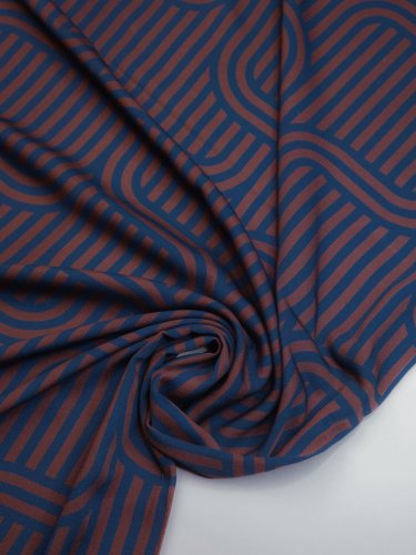 Viskose Twill mit LENZING™ ECOVERO™ Fasern - Ziggy - rust - Mind the Maker