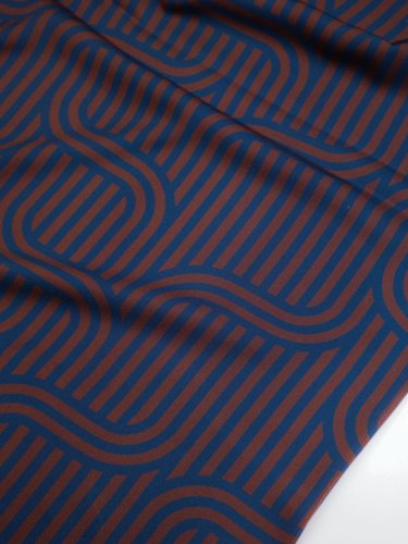 Viskose Twill mit LENZING™ ECOVERO™ Fasern - Ziggy - rust - Mind the Maker