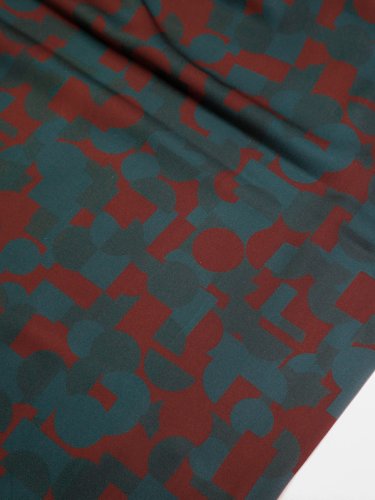 Viskose Twill mit LENZING™ ECOVERO™ Fasern - Geomania - Mind the Maker