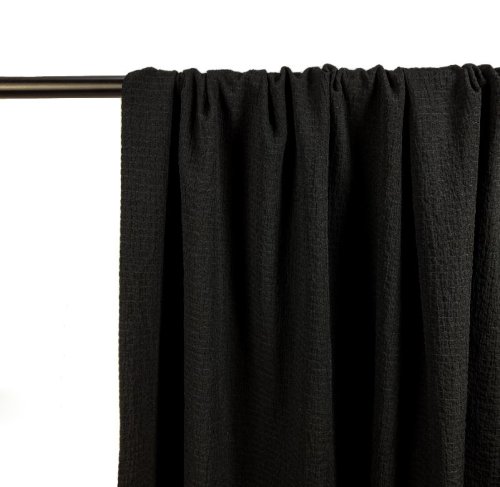 RESTSTÜCK 80cm !!! - Viskose Krepp - Abby - black