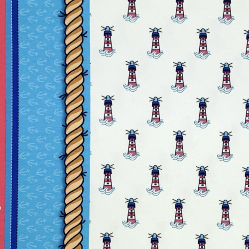 Preview: RESTSTÜCK 1,40m !!! - Bio Sweat - Little - Col. 01 - Ahoy - Hamburger Liebe - Albstoffe