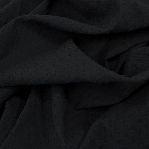 Baumwollkrepp - Aivy - black