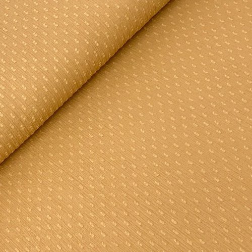 Preview: RESTSTÜCK 1,50m !!! - Baumwollkrepp - Aivy - caramel