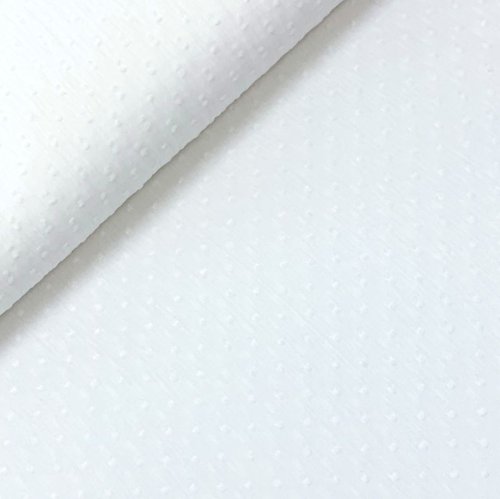 Preview: RESTSTÜCK 40cm !!! - Baumwollkrepp - Aivy - ecru