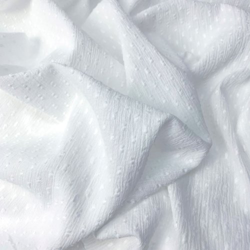 Preview: RESTSTÜCK 40cm !!! - Baumwollkrepp - Aivy - ecru