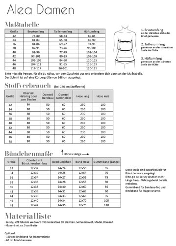 Papierschnittmuster - Overall Alea - Damen - Fadenkäfer