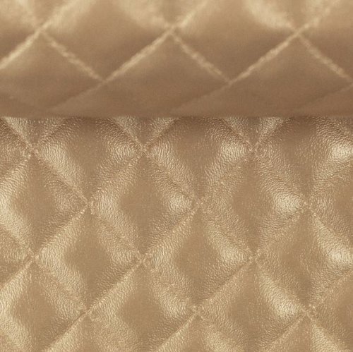 Kunstleder - Alma - uni - gold - Swafing