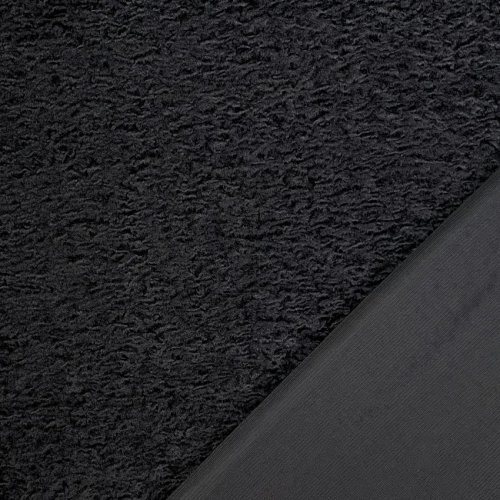Mantelstoff - Astracan - black
