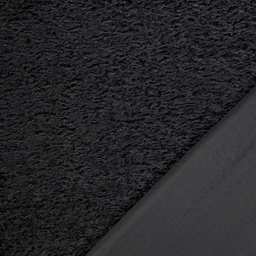 Preview: RESTSTÜCK 1,30m !!! - Mantelstoff - Astracan - black