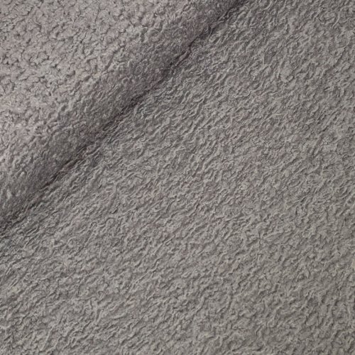 Mantelstoff - Astracan - grey