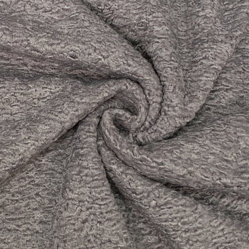 Mantelstoff - Astracan - grey