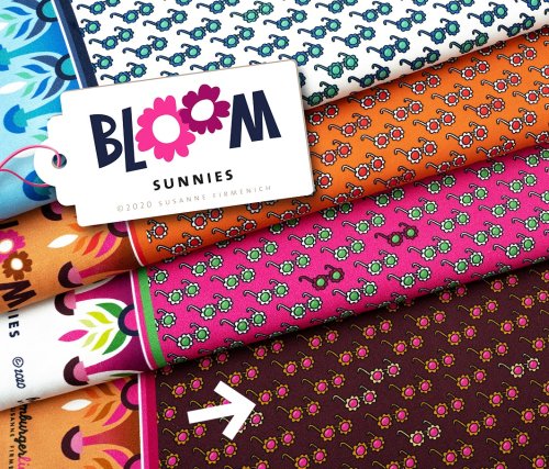 Bio Sweat - Sunnies - Col.4 - bordeaux - Bloom - Hamburger Liebe - Albstoffe