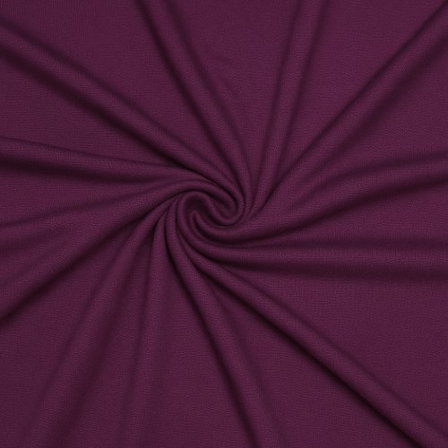 French Terry - Bambus - uni - bordeaux