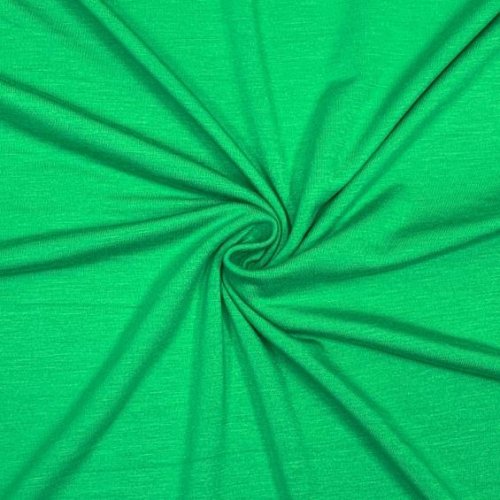 Bambus Jersey - uni - grasgrün
