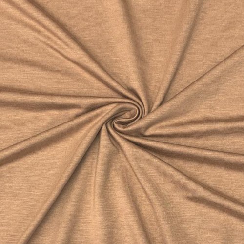 Bambus Jersey - uni - karamell