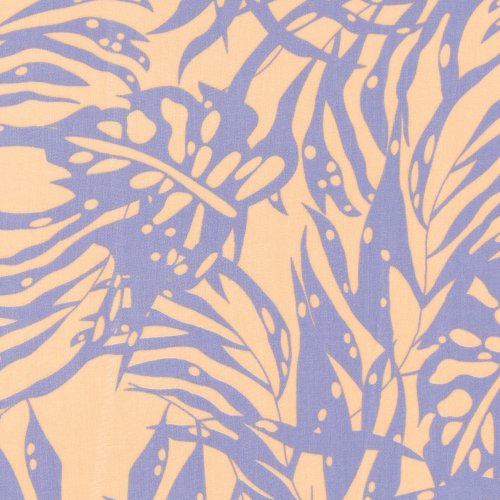 Bambus Popeline - Azra - flieder/apricot
