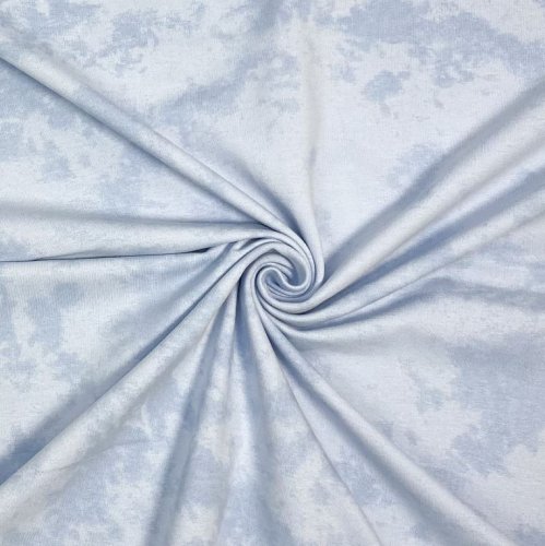 Jersey - Batik Ton in Ton - hellblau - Swafing