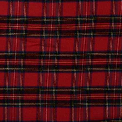 Baumwoll Flanell - Karo - red