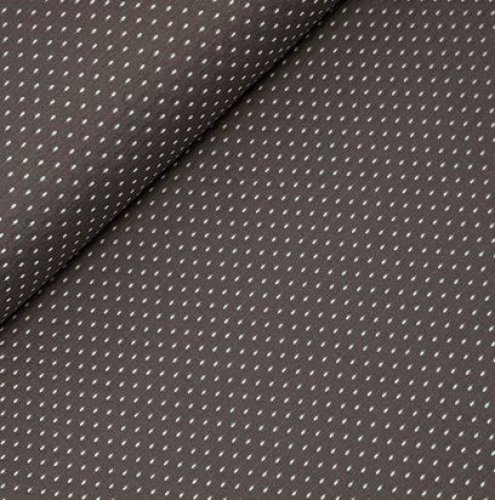 RESTSTÜCK 50cm !!! - Baumwoll Jacquard - Lina Stripes - brown