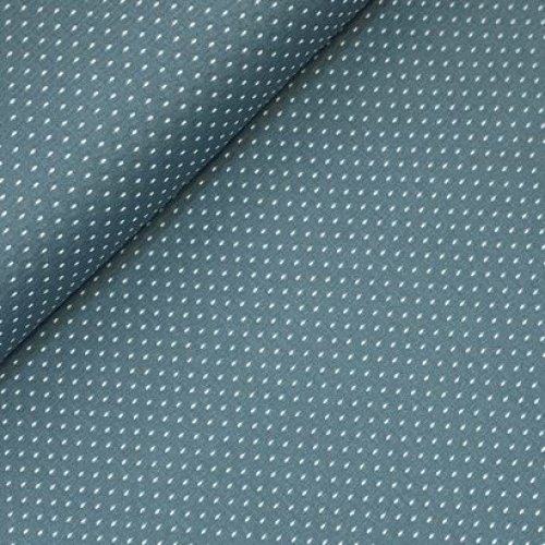 RESTSTÜCK 50cm !!! - Baumwoll Jacquard - Lina Stripes - dusty blue