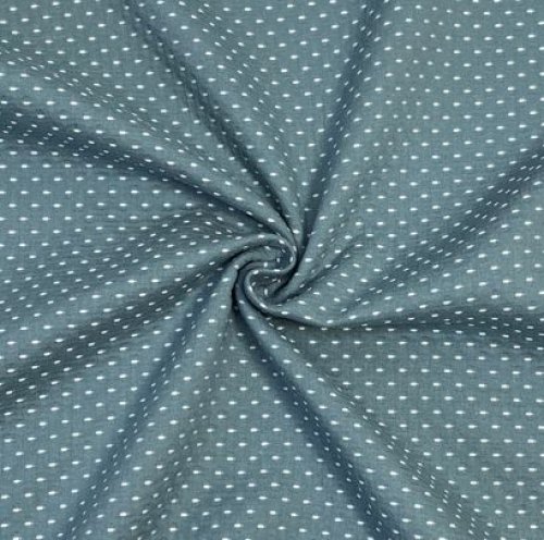 RESTSTÜCK 50cm !!! - Baumwoll Jacquard - Lina Stripes - dusty blue