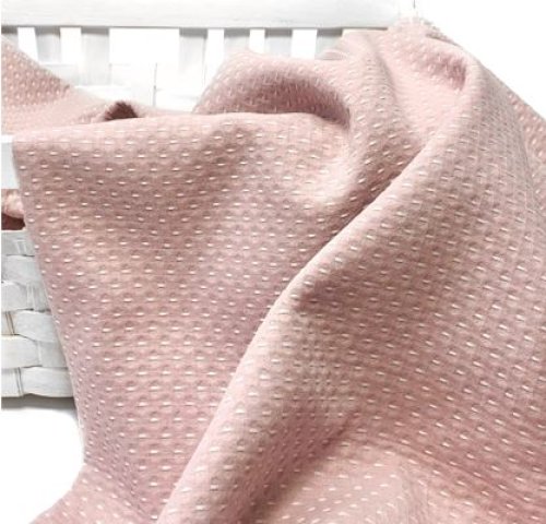 RESTSTÜCK 1,60m !!! - Baumwoll Jacquard - Lina Stripes - dusty pink