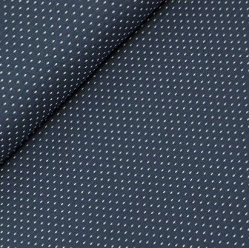 RESTSTÜCK 50cm !!! - Baumwoll Jacquard - Lina Stripes - navy