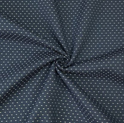 RESTSTÜCK 50cm !!! - Baumwoll Jacquard - Lina Stripes - navy