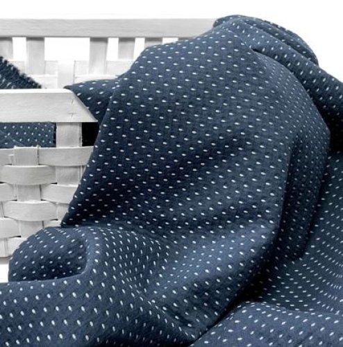 RESTSTÜCK 50cm !!! - Baumwoll Jacquard - Lina Stripes - navy