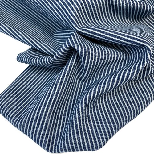 Baumwolle - Jeans - Streifen - dunkelblau