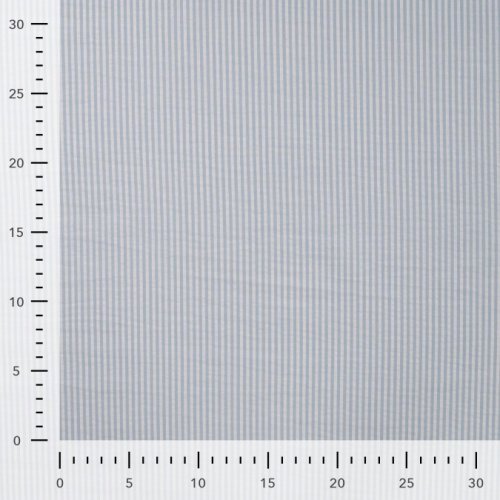 Baumwolle Seersucker - Stripes - blue/white