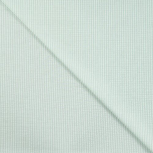 Baumwolle Seersucker - Stripes - mint/white